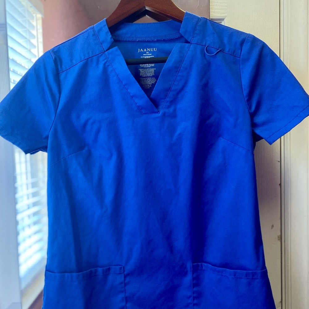 Royal Blue Jaanuu Scrub Set